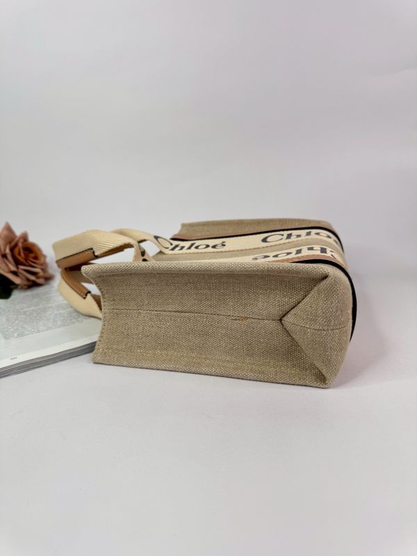 【分期0利率】CHLOE WOODY SMALL 奶茶色【9成新】 