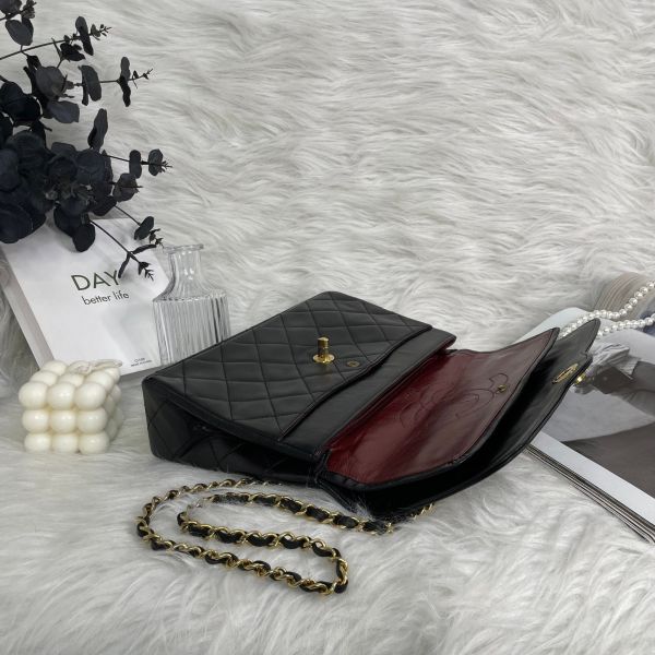 【85新】【12期0利率】CHANEL 巴黎限定鴛鴦扣CF 28CM 