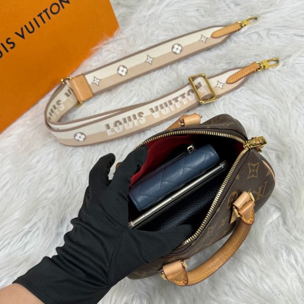 【12期0利率】LV SPEEDY 20  奶茶色【95成新】 