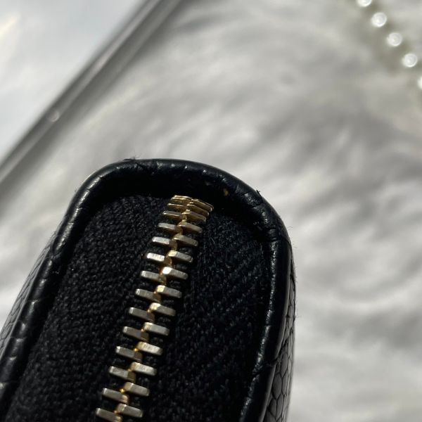 【12期0利率】CHANEL COCO經典牛皮拉鍊零錢包【85成新】 