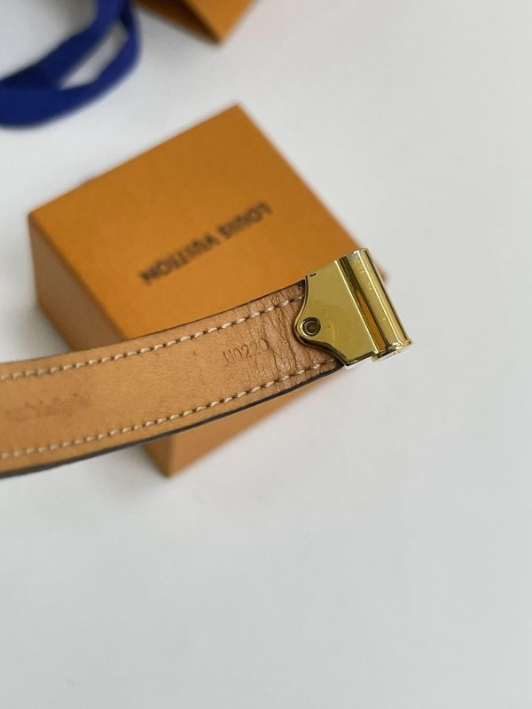 【9成新】LV MONOGRAM 黃銅手環 