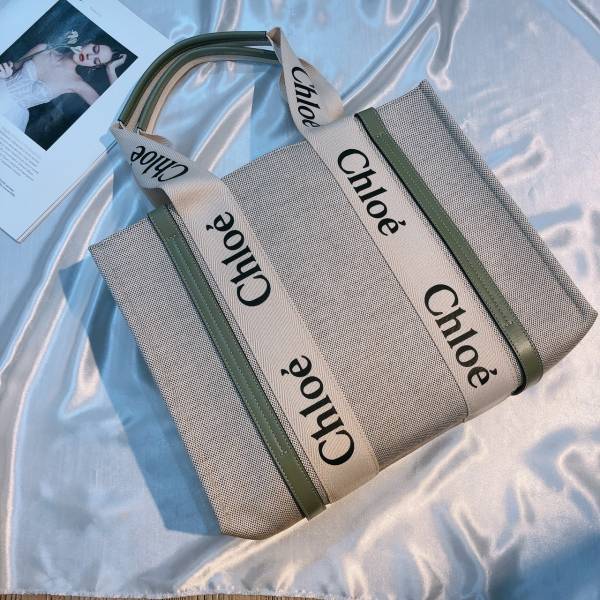 【12期0利率】【現金價】Chloé 中號Woody Tote Bag 