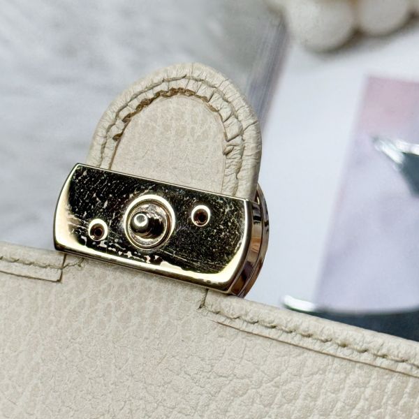 【12期0利率】GUCCI 荔枝皮雙G WOC【9成新】 