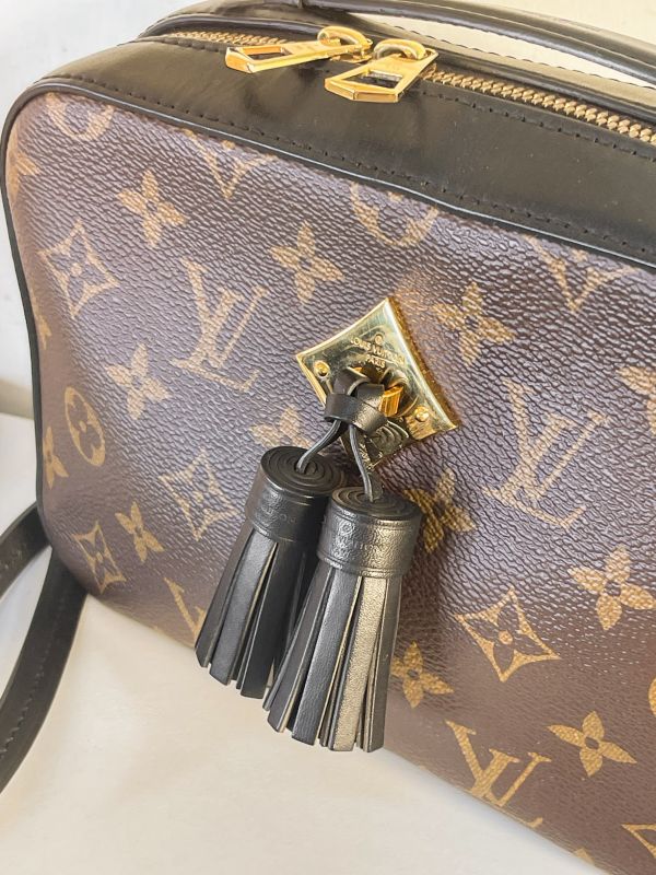 【分期0利率】LV 老花流蘇相機包【95成新】 