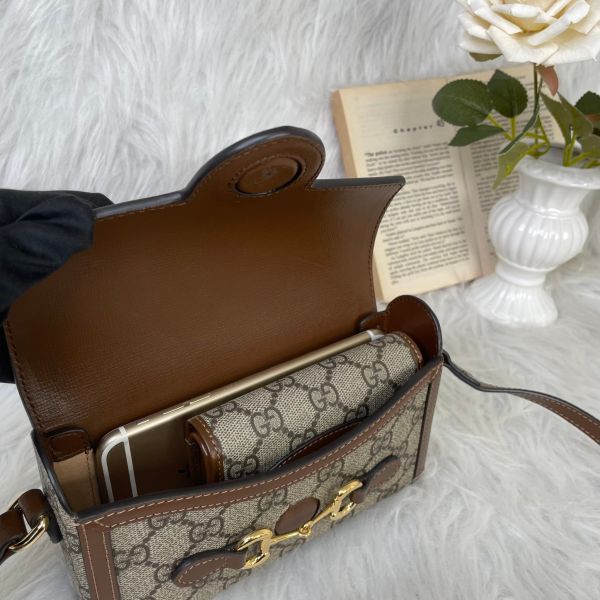 【95成新】【12期0利率】Gucci 馬銜扣 1955 迷你包 