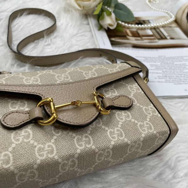 Gucci 馬銜扣 1955 迷你包【9成新】 