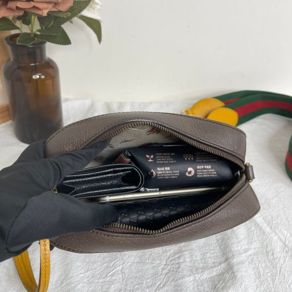 【12期0利率】GUCCI GG Superme 老虎LOGO相機包【9成新】 