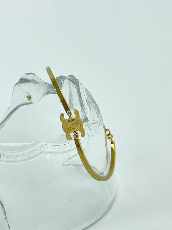 【95成新】CELINE Triomphe 手鐲 