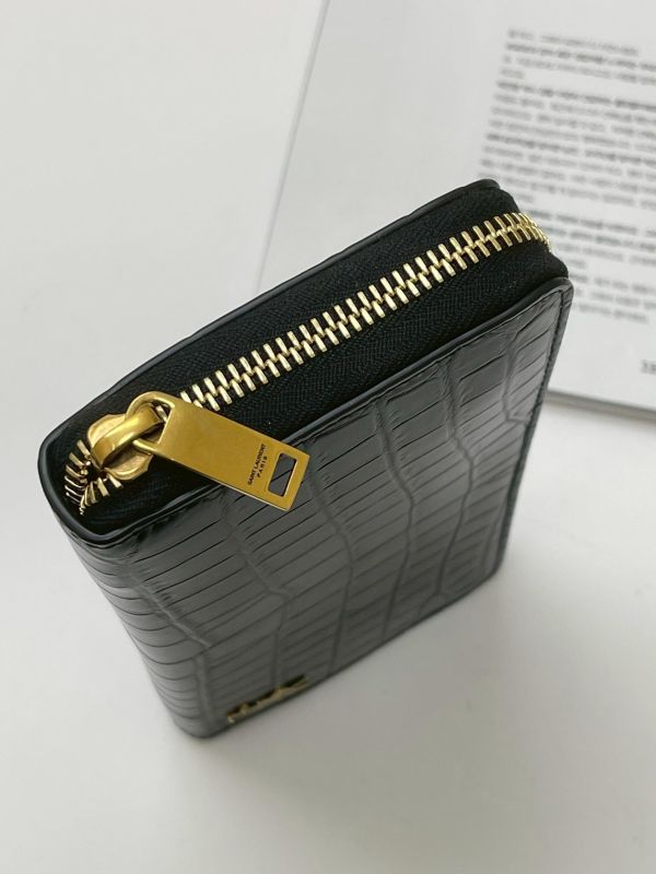 【未使用閒置品】YSL 拉鍊長夾 