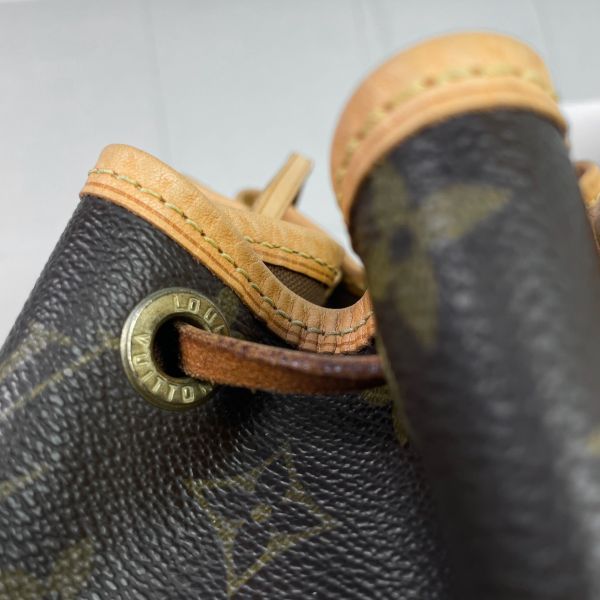 【85成新】【12期0利率】LV Petit Noe 單肩抽繩老花水桶M42226 