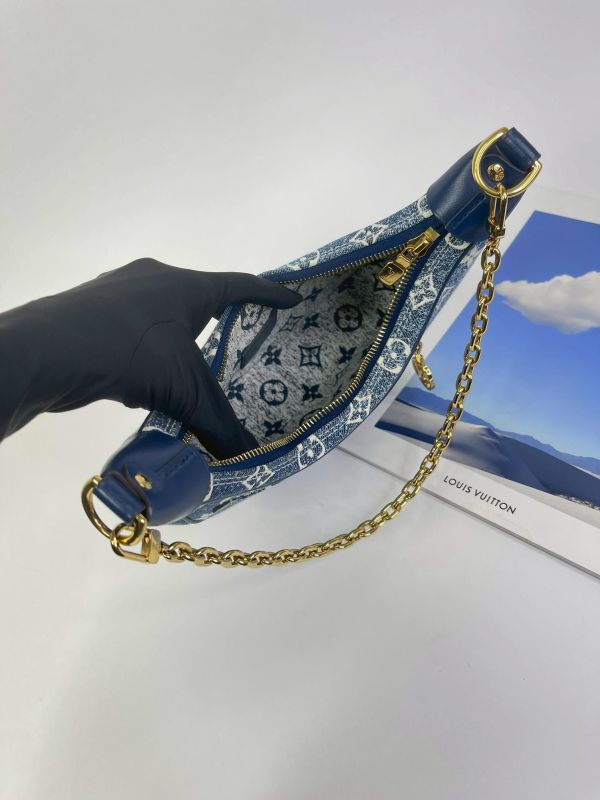 【95成新】LV LOOP PM 丹寧 