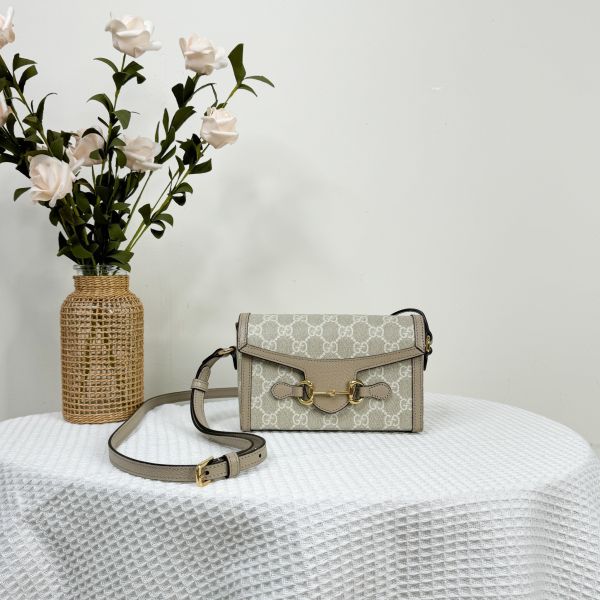 【12期0利率】Gucci 馬銜扣 1955 迷你包【9成新】 