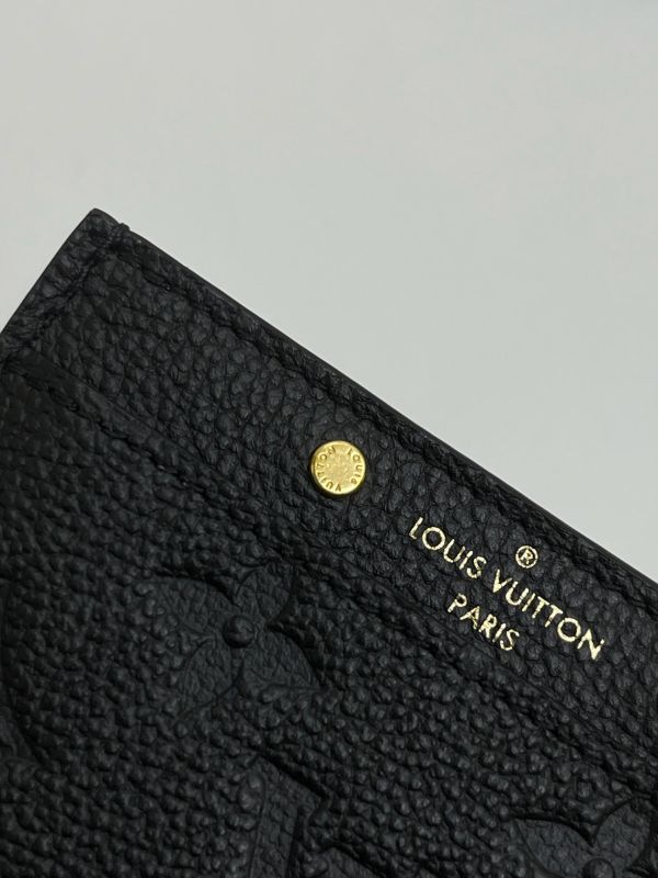 【未使用閒置品】LV Monogram Empreinte 皮革名片夾 