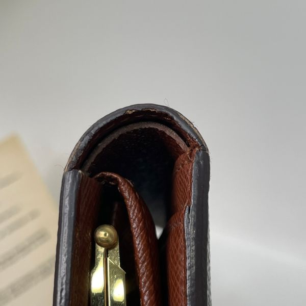 LV  VTG老花零錢對扣式中夾【9成新】【僅限匯款】 