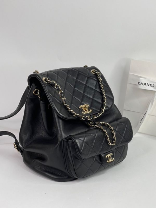 【95成新】CHANEL DUMA 單口袋後背包 大號 