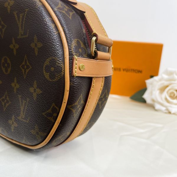 【12期0利率】LV  BOÎTE CHAPEAU圓餅包  PM 【85成新】 
