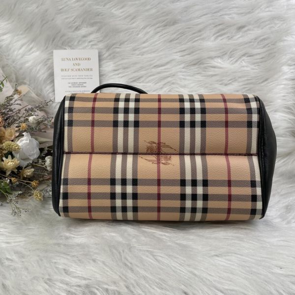 【12期0利率】BURBERRY戰馬牛皮Haymarket 單肩包【全新閒置】 