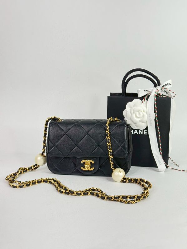 【未使用閒置品】CHANEL 24S 雙湯圓方胖 