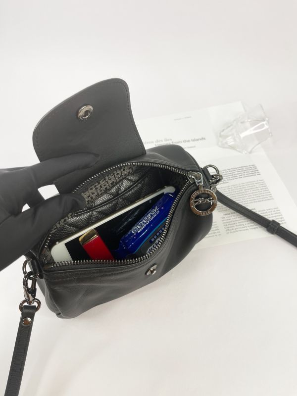 【分期0利率】LONGCHAMP  LE PLIAGE XTRA系列牛皮圓筒斜背包 【9成新】 