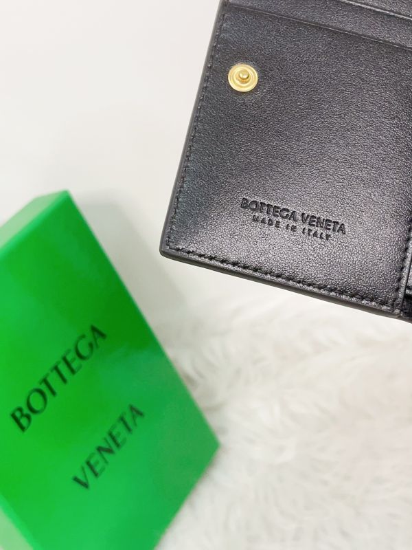【分期0利率】BV Intrecciato 小號雙折錢包【全新品】 