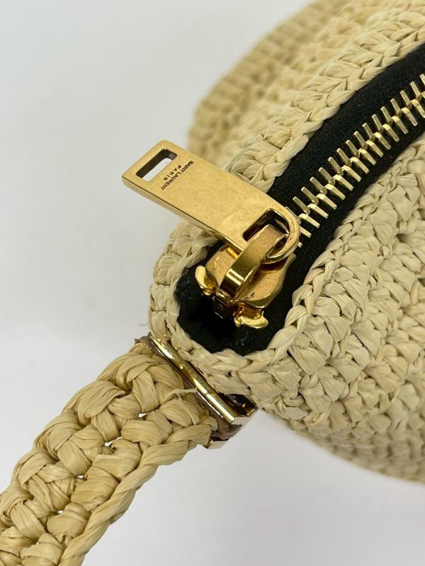 【95成新】YSL 拉菲草斜背包 