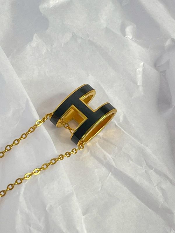 【9成新】Hermes H POP 項鍊 