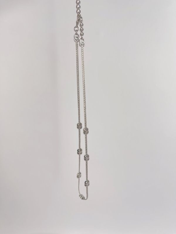 【全新品】CHANEL 7花蛇骨鍊項鍊 