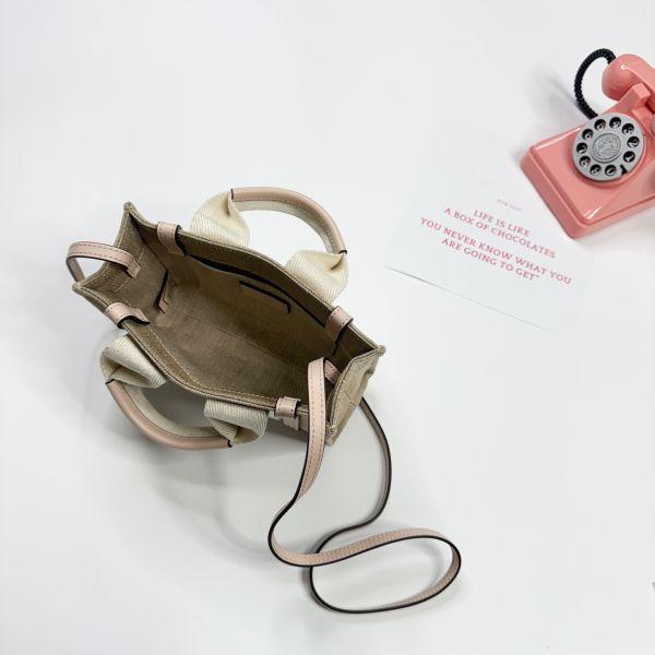 【未使用閒置品】Chloé 背帶款迷你托特包 櫻花粉 