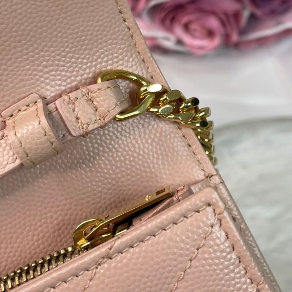 【12期0利率】YSL WOC 魚子醬鍊包 22.5CM【9成新】 