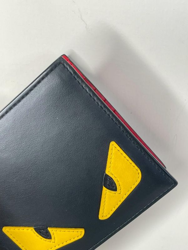 【95成新】FENDI MONSTER 8卡短夾 