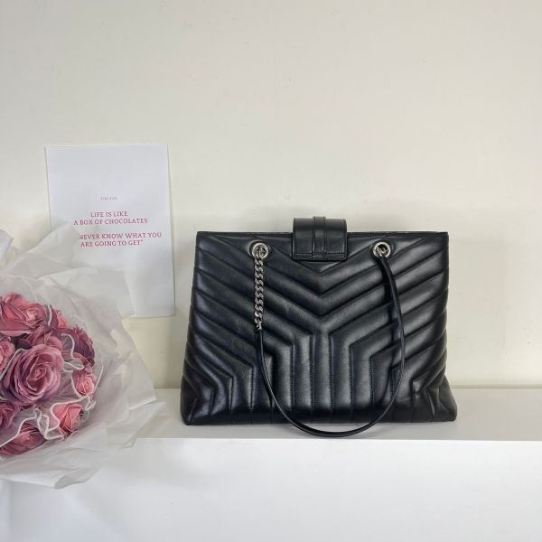 【分期0利率】YSL LOULOU大號肩背包【99成新】 