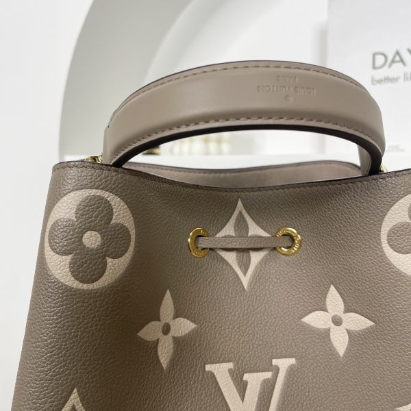 【12期0利率】LV NéoNoé MM 斑鳩灰 【95成新】 