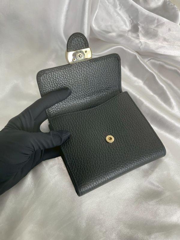 【9成新】GUCCI Interlocking GG 鎖扣雙摺短夾 