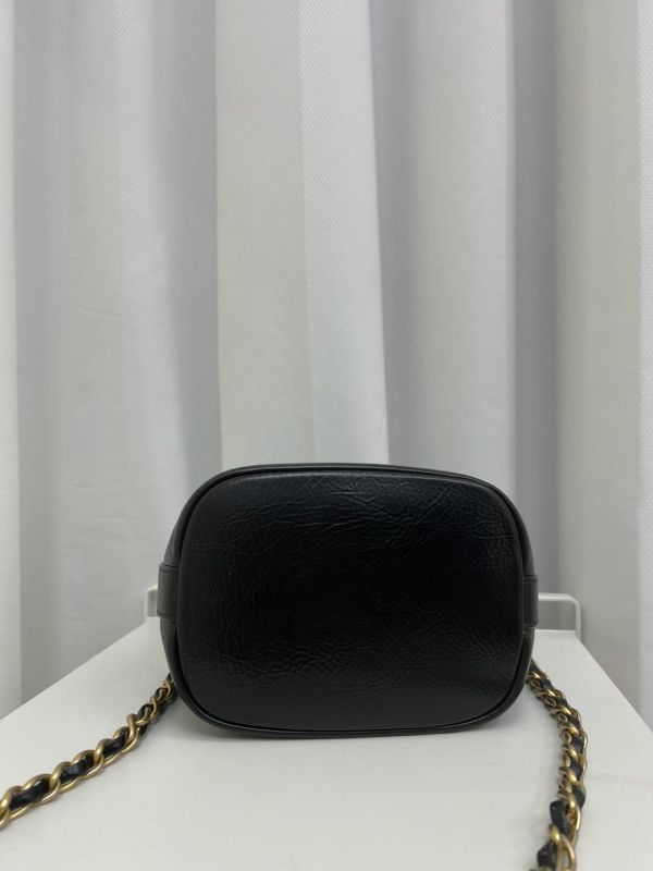 【95成新】CHANEL 迷你束口水桶包 