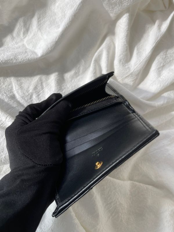 【分期0利率】GUCCI Marmont 愛心兩摺拉鍊零錢袋短夾【全新品】 
