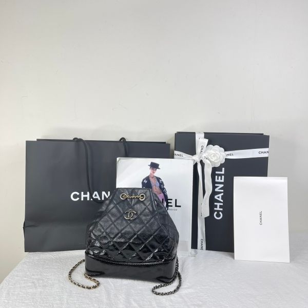 【12期0利率】CHANEL Gabrielle 後背包【18年4月台灣購證】【9成新】 