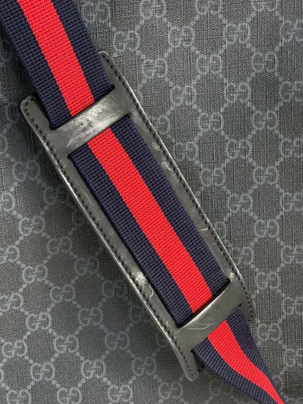 【9成新】GUCCI GG SUPREME 斜背包 