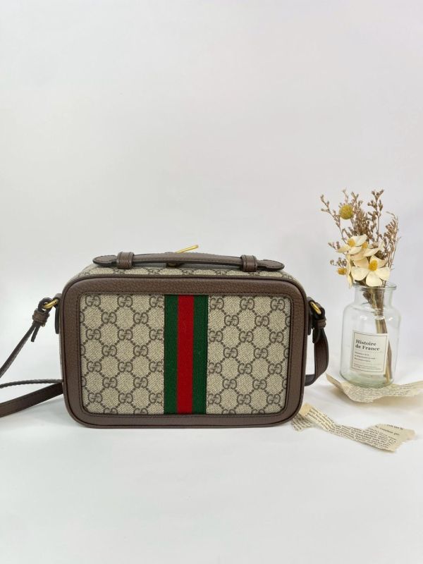 【9成新】GUCCI Ophidia 織帶斜背包 