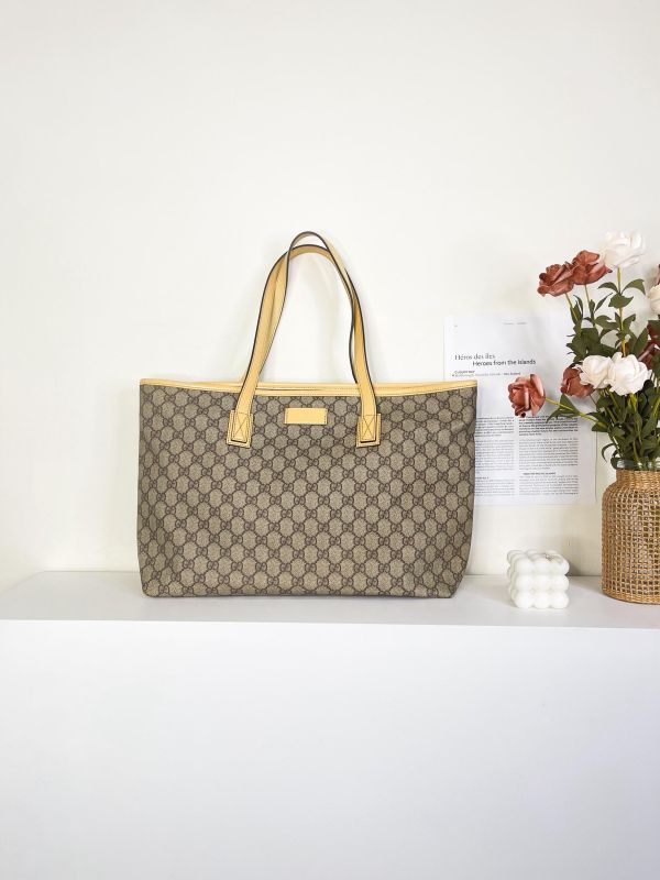 【9成新】GUCCI 老花托特包 