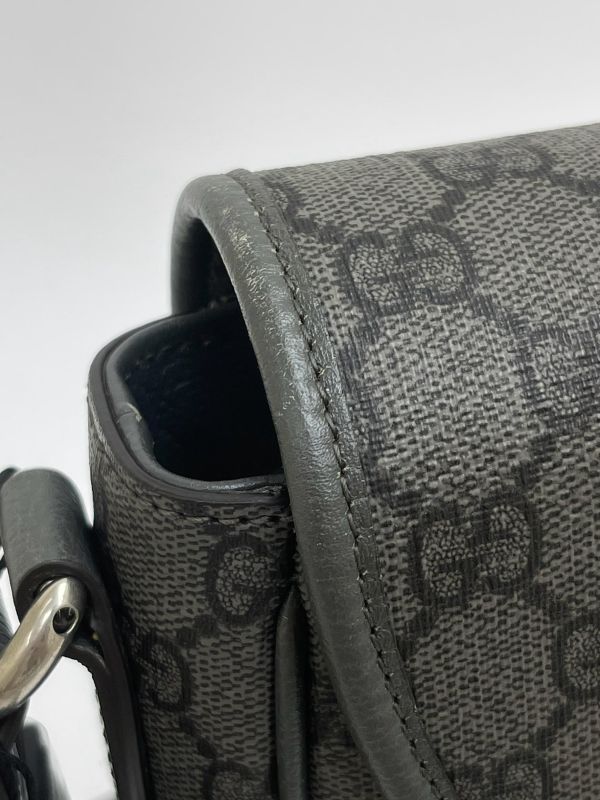 【9成新】GUCCI Ophidia GG Supreme 翻蓋郵差包 