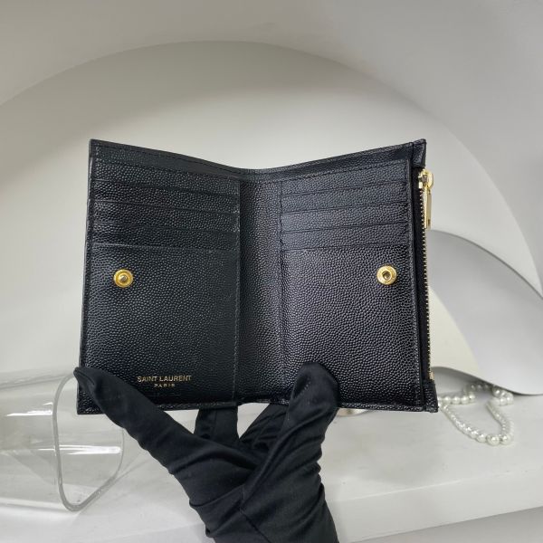 【95成新】【12期0利率】YSL 對折短夾 