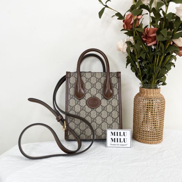 【12期0利率】GUCCI 迷你滿版老花琴譜包【95成新】 