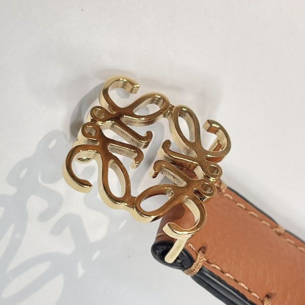 【12期0利率】LOEWE Anagram belt 80CM 【95成新】 