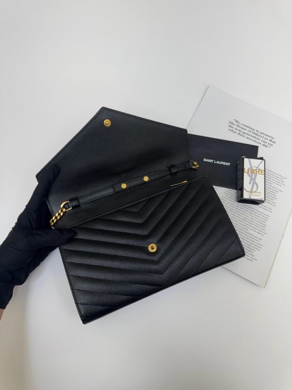 【9成新】YSL WOC 魚子醬鍊包 22.5CM 