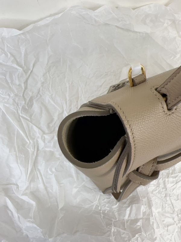 【12期0利率】CELINE 小牛皮BLET手袋鯰魚包NANO【95成新】 