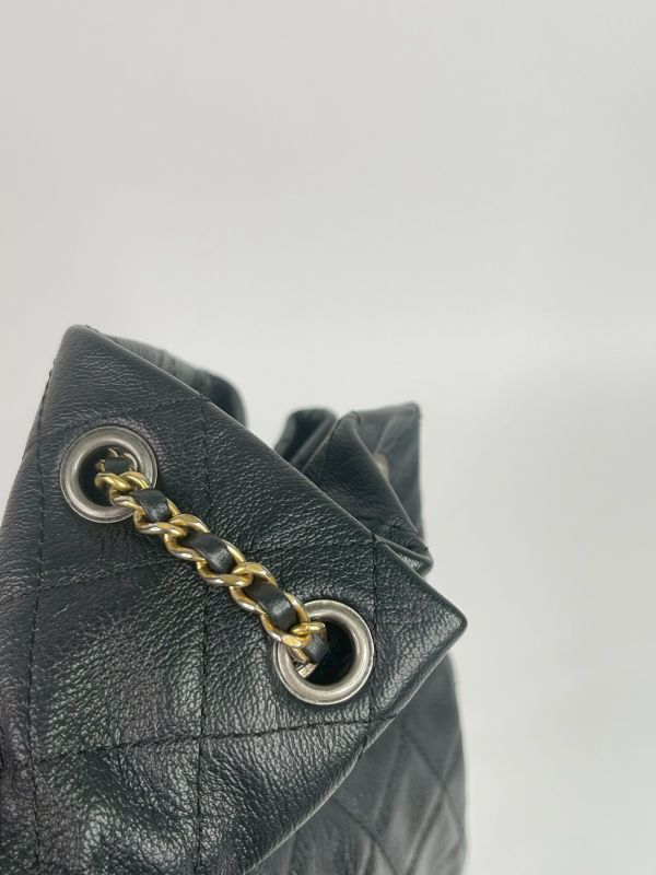 【9成新】CHANEL Gabrielle 後背包 漆皮漸層 