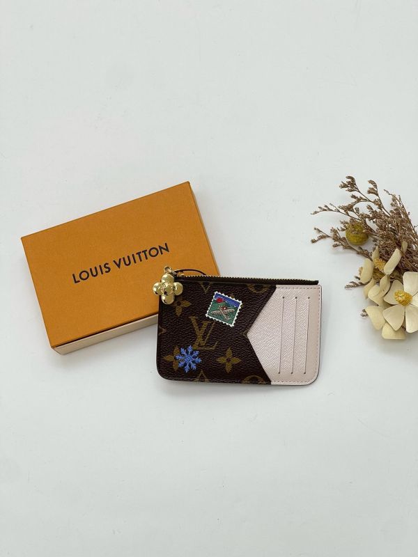 【閒置新品】LV  Romy 限量款拉鍊卡包 