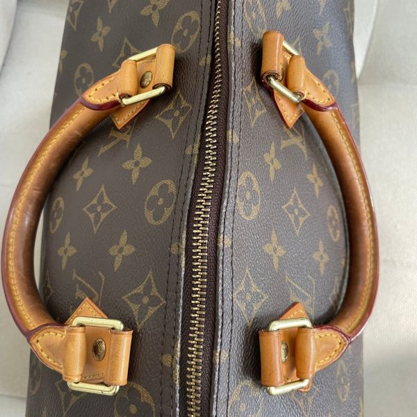 【12 期0利率】LV SPEEDY 30 經典Monogram手提波士頓包【9成新】 
