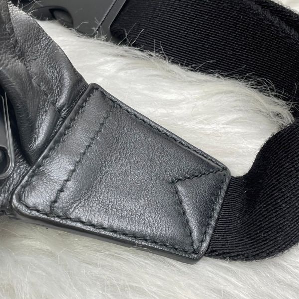 【12期0利率】BURBERRY 皮革字母壓印腰包【95成新】 