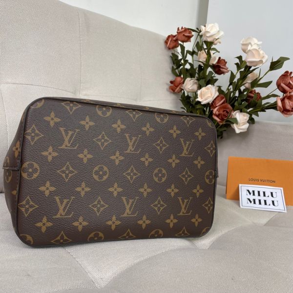 【未用閒置品】【12期0利率】LV NéoNoé復刻編織提把老花水桶包 